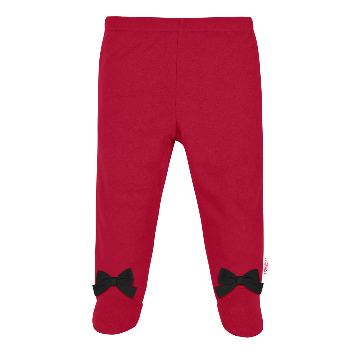 3-Piece Baby Girls Cardinals Bodysuit, Footed Pant, & Cap Set, view 4