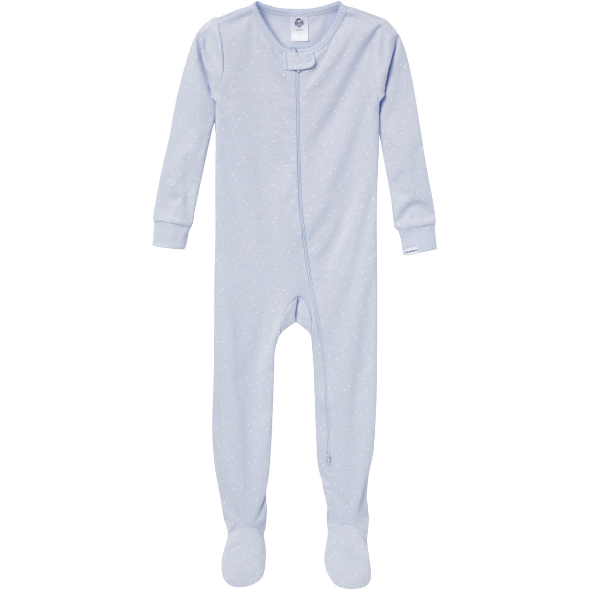 4-Pack Baby & Toddler Girls Butterflies Snug-Fitting Footed Pajamas, view 7