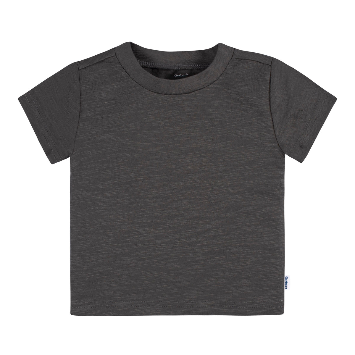 5-Pack Baby Neutral Greys Short Sleeve Tees, view 3