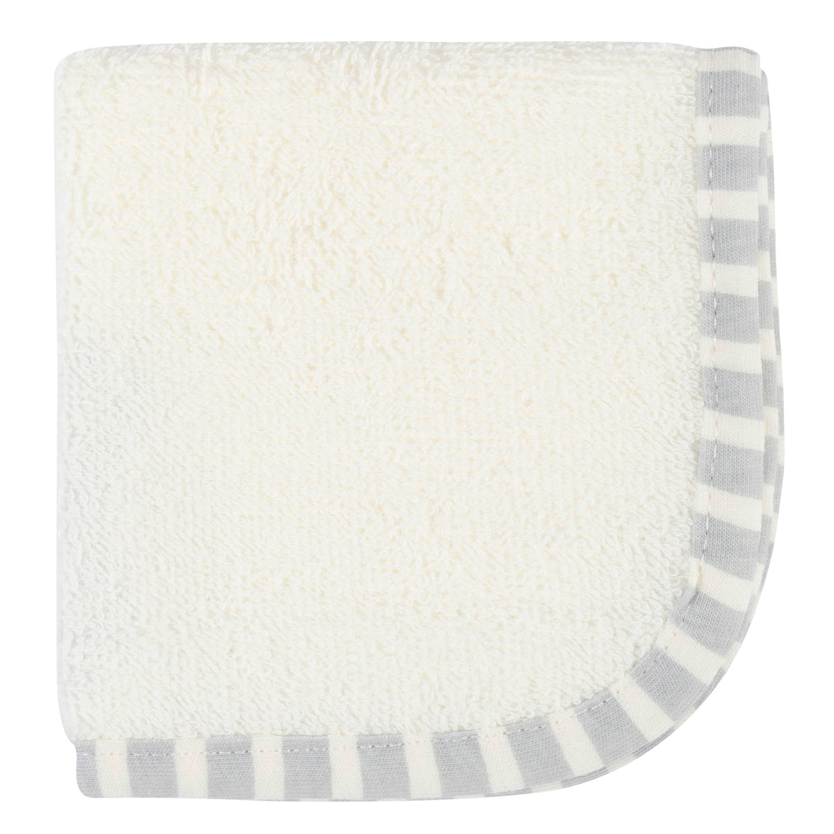 4-Pack Gray & Ivory Woven Washcloths, view 2