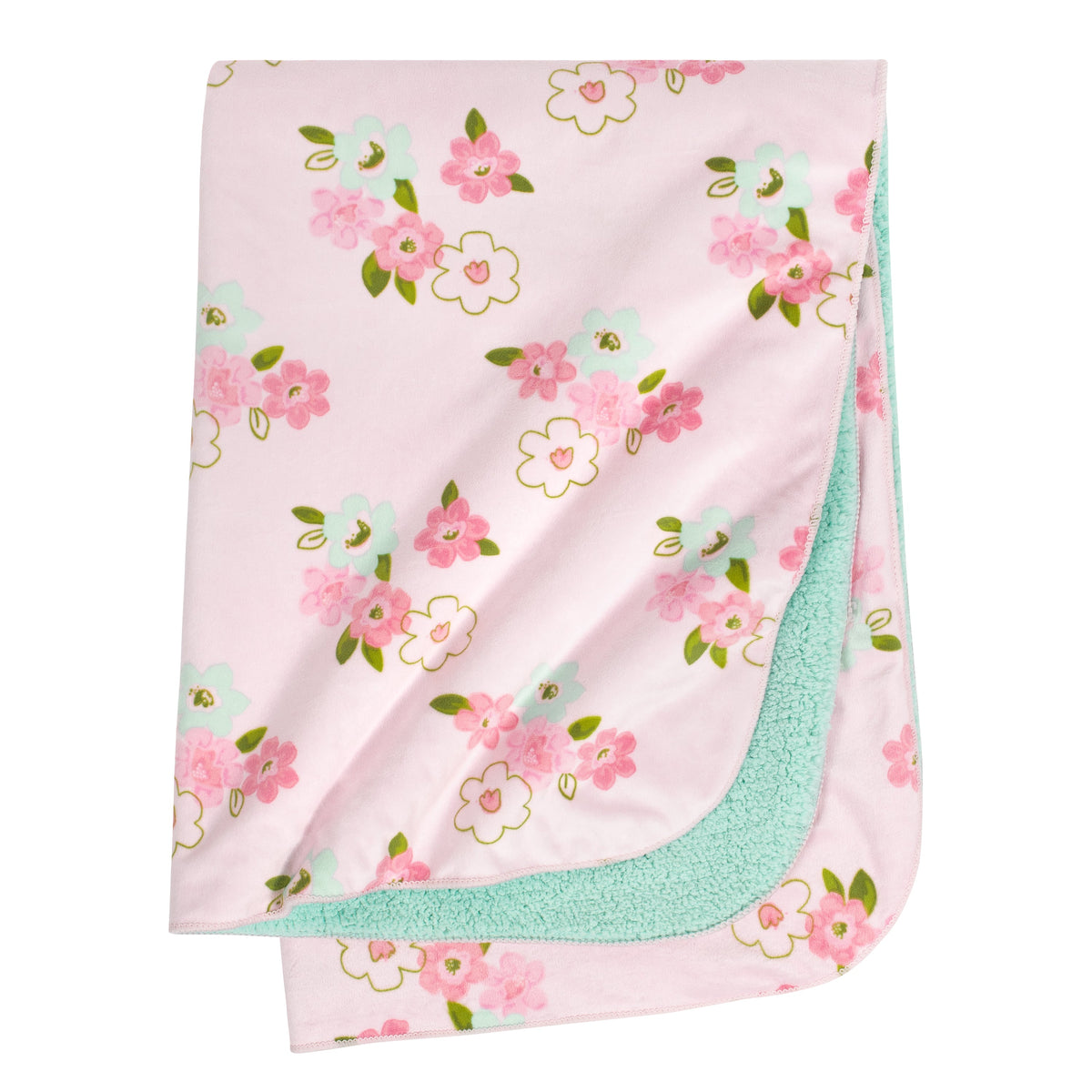 Baby Girls Blossom Plush Blanket