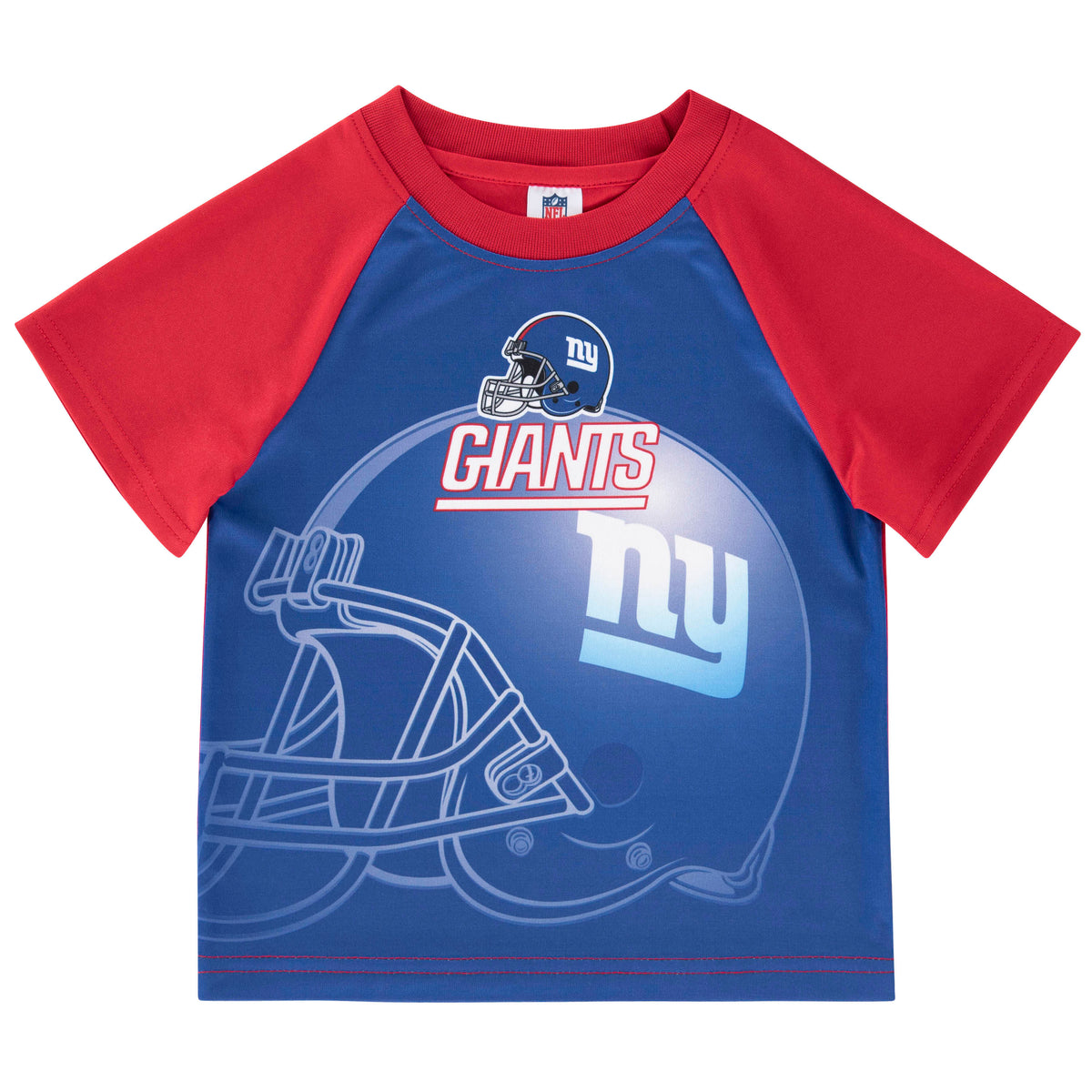 New York Giants Toddler Boys Short Sleeve Tee Shirt