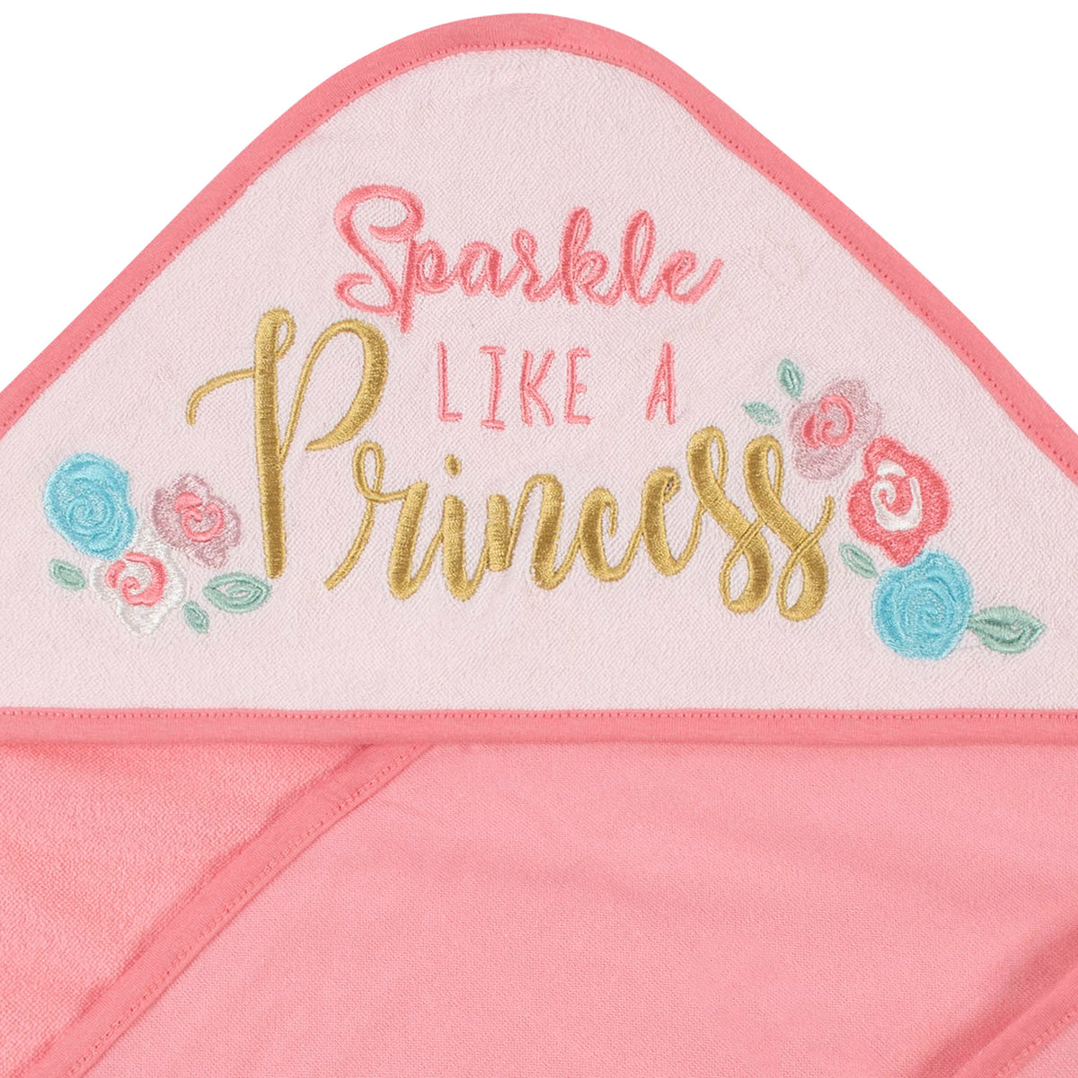 2-Pack Baby Girls Princess Hooded Towels, view 3
