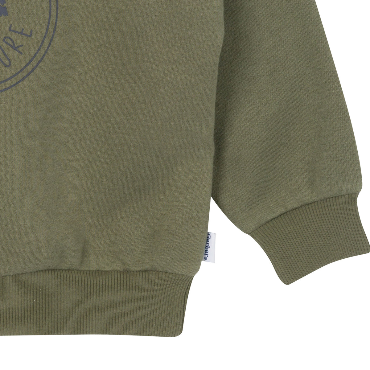 2-Piece Baby & Toddler Boys Olive Fleece Set, view 4