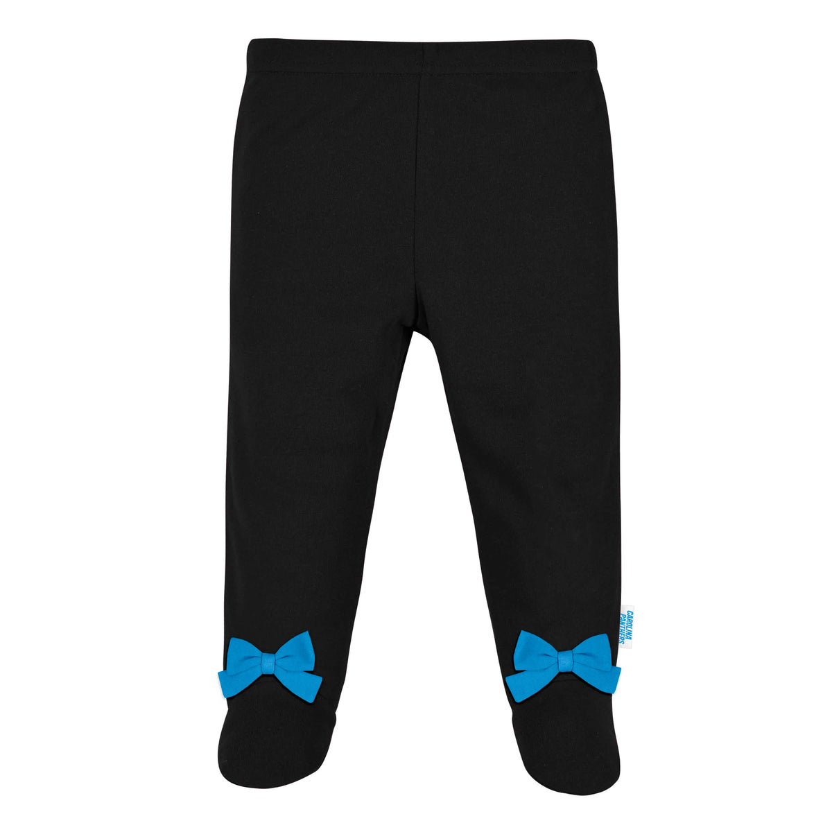 3-Piece Baby Girls Panthers Bodysuit, Footed Pant, & Cap Set, view 4