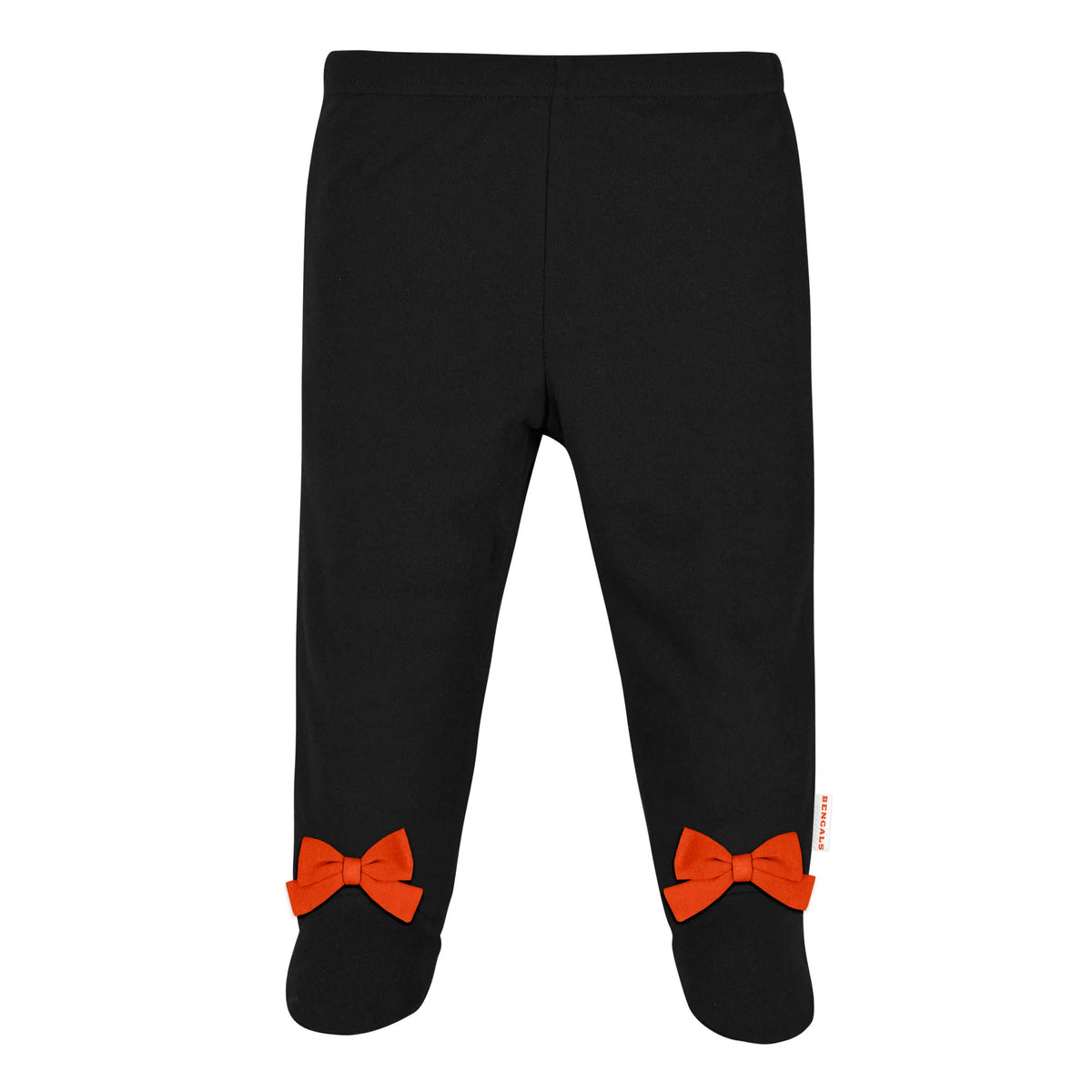 3-Piece Baby Girls Bengals Bodysuit, Footed Pant, & Cap Set, view 2