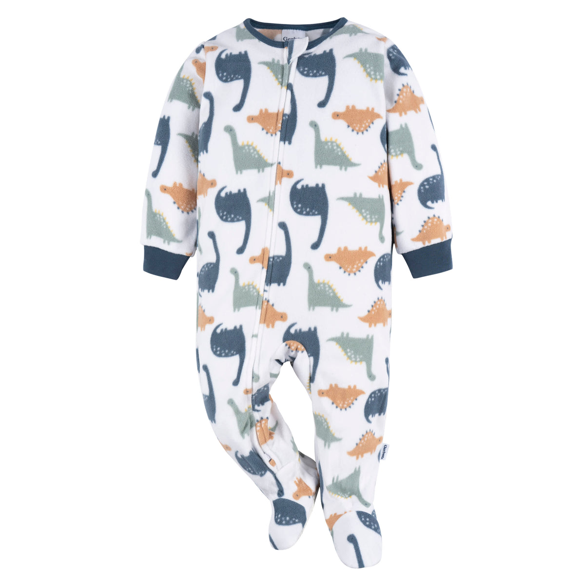 3-Pack Baby & Toddler Boys Dinos Fleece Pajamas, view 4