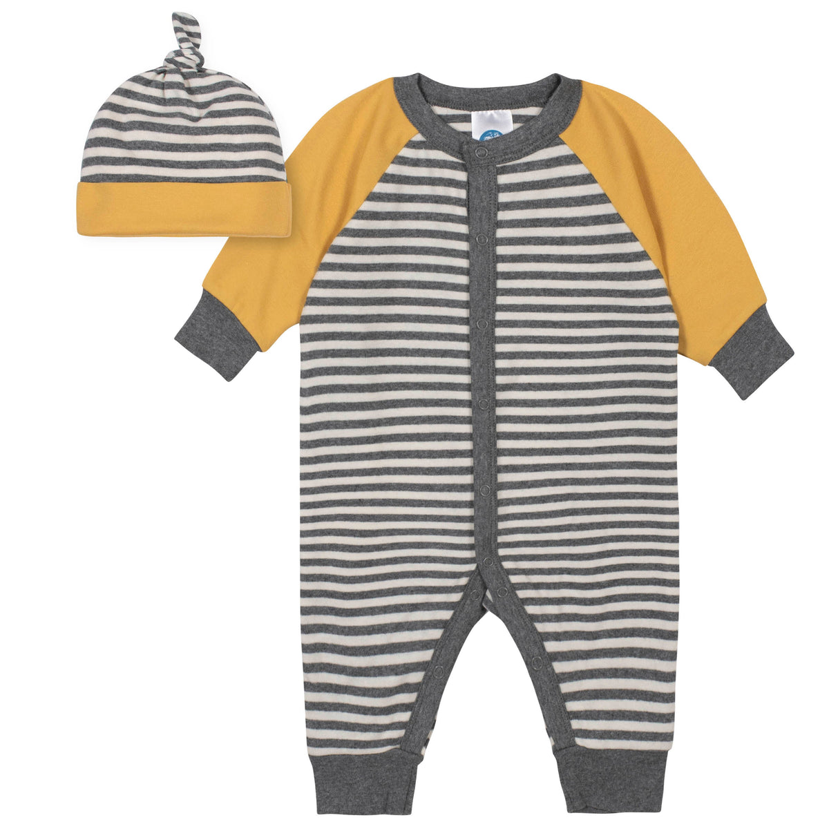 2-Piece Baby Boys Taco Coverall and Cap Set