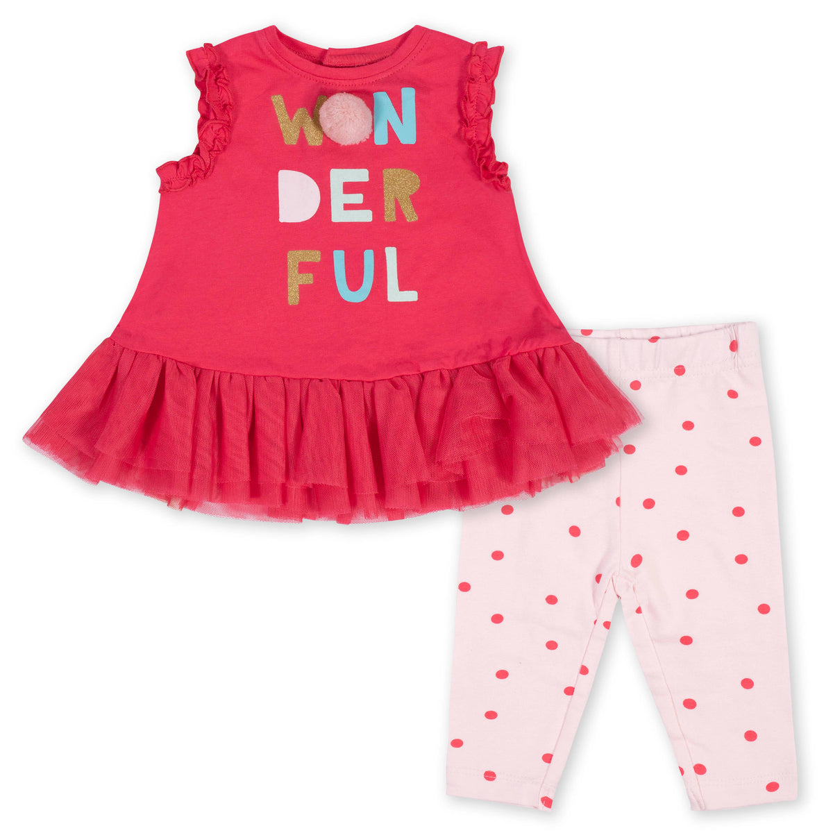 2-Piece Baby Girls Wonderful Tunic Set