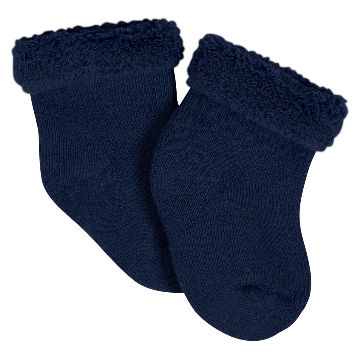 12-Pack Baby Boys All Star Terry Wiggle Proof Socks, view 10