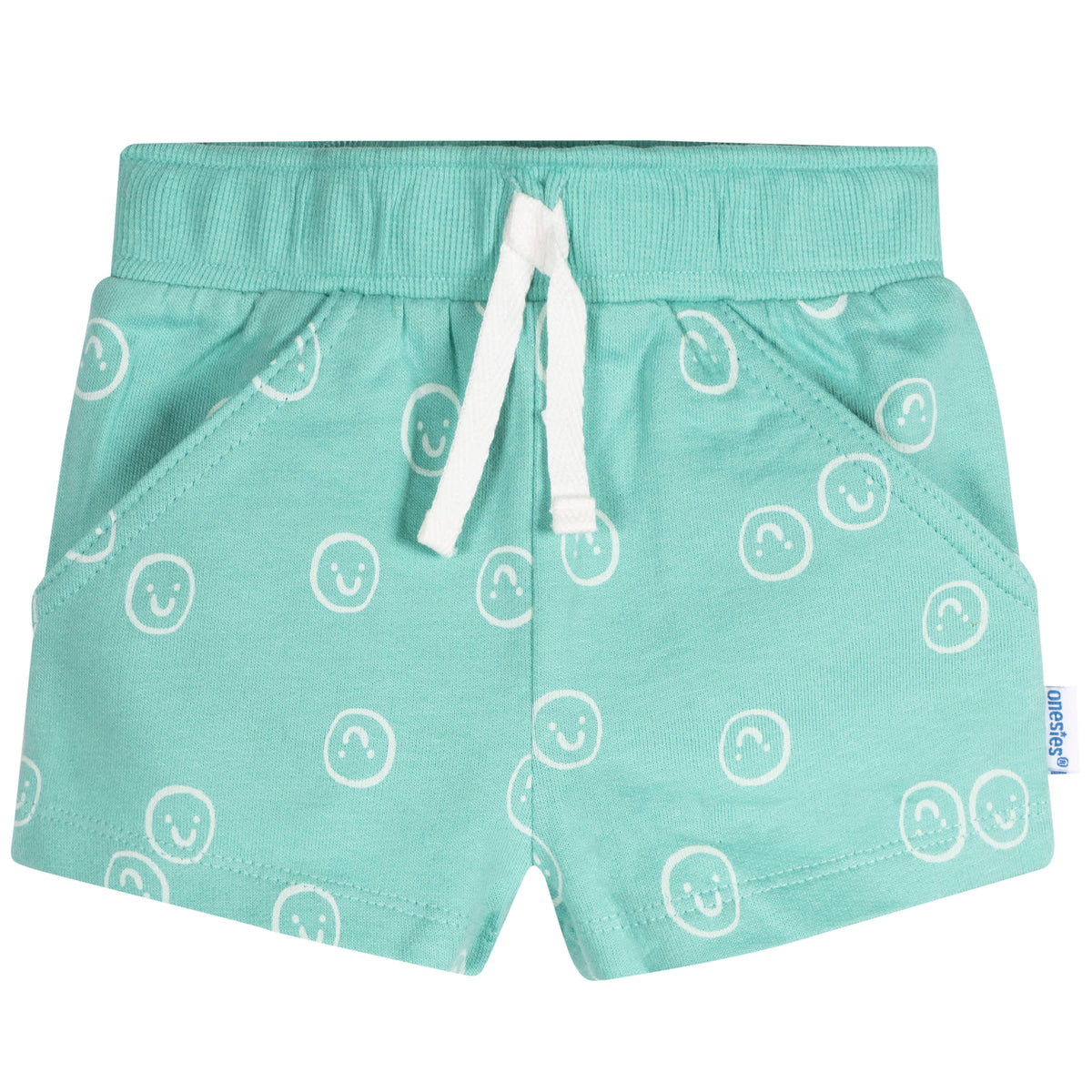 3-Pack Baby Neutral Smiley Faces Shorts, view 6