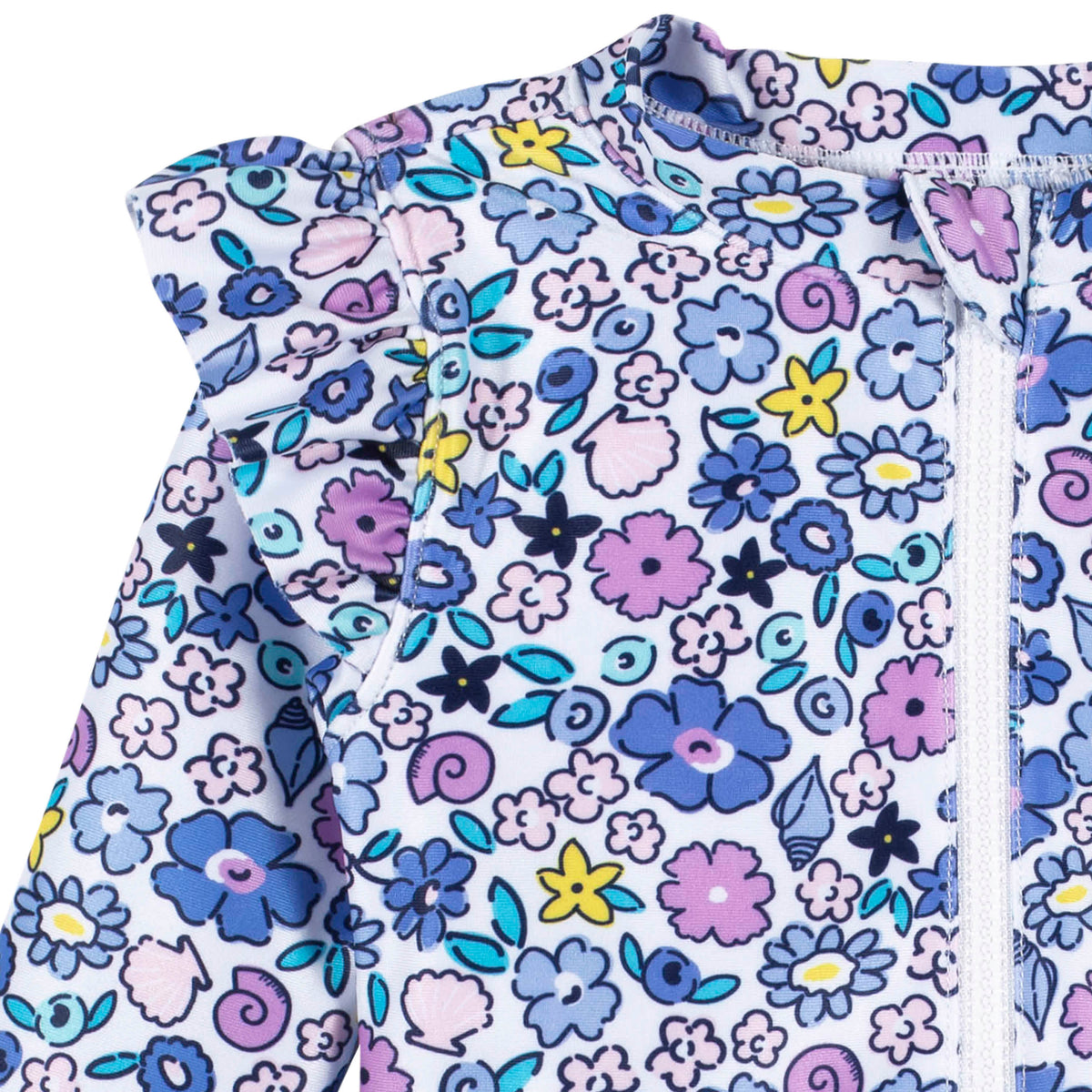 Baby & Toddler Girls Vacation Vibes Rash Guard, view 3