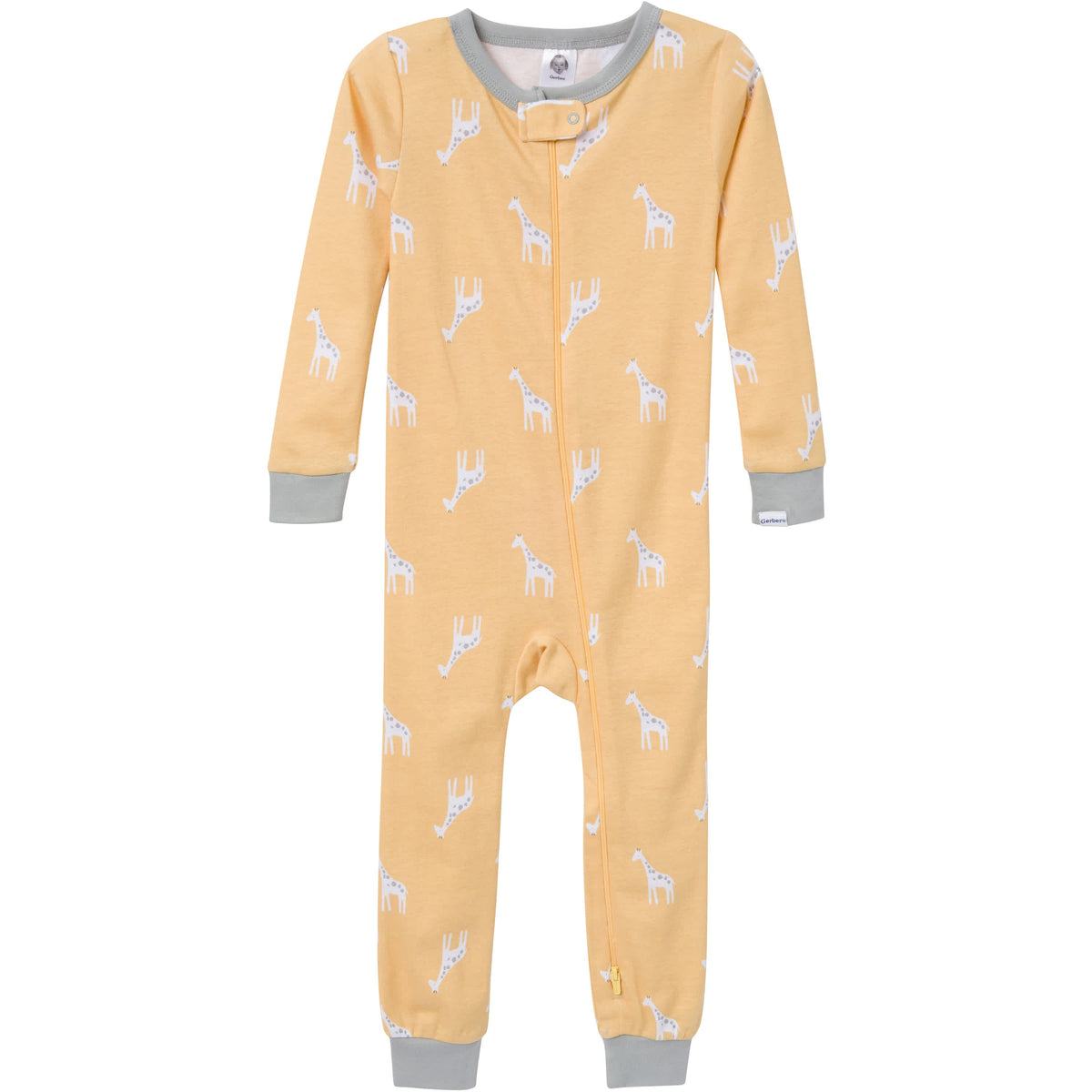 3-Pack Baby & Toddler Neutral Safari Snug-Fitting Footless Pajamas, view 3