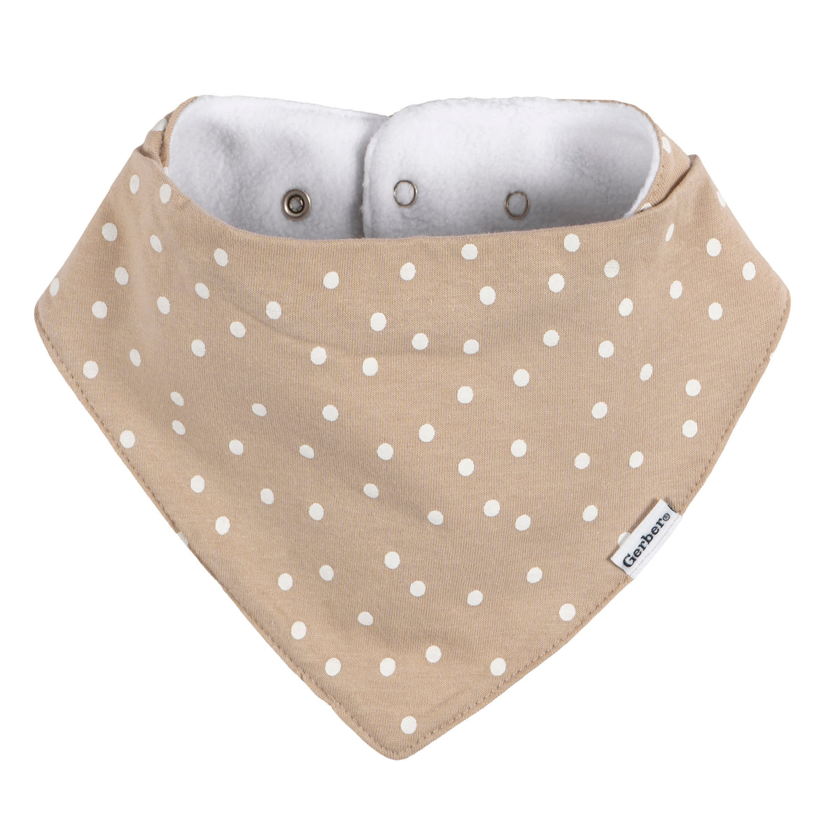 10-Pack Baby Neutral Multi Grey Bandana Bib, view 9
