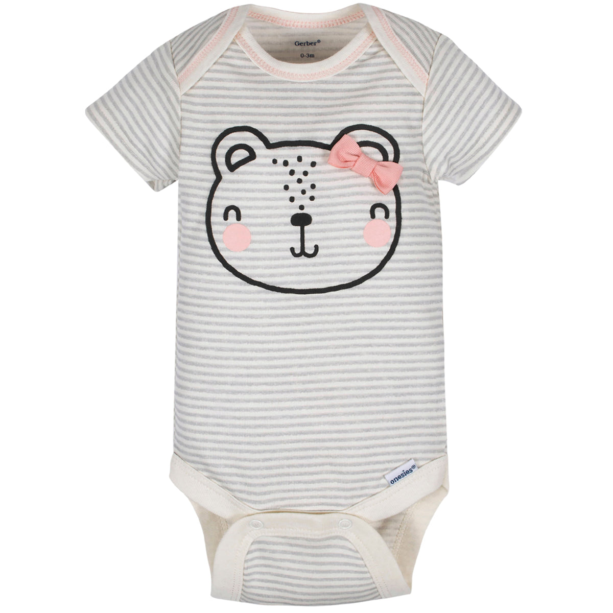4-Piece Baby Girls Love Onesies Brand Bodysuits & Sleep 'N Play Set, view 2