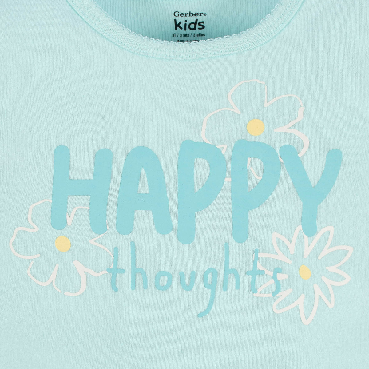 4-Piece Infant & Toddler Girls Bee Petals Tees, Skorts & Pants Set, view 5