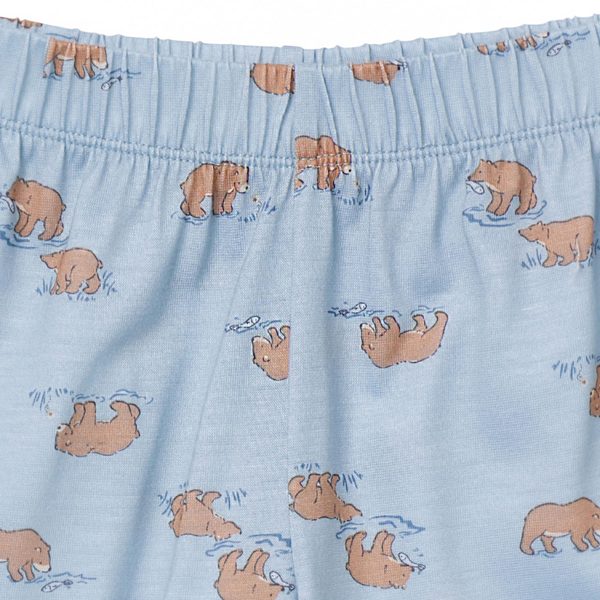 3-Piece Toddler Boys Bear T-Shirt, Shorts & Pants Pajama Set, view 5