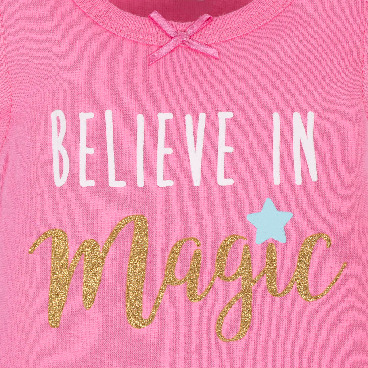 4-Pack Baby Girls Rainbow Onesies Bodysuits, view 2