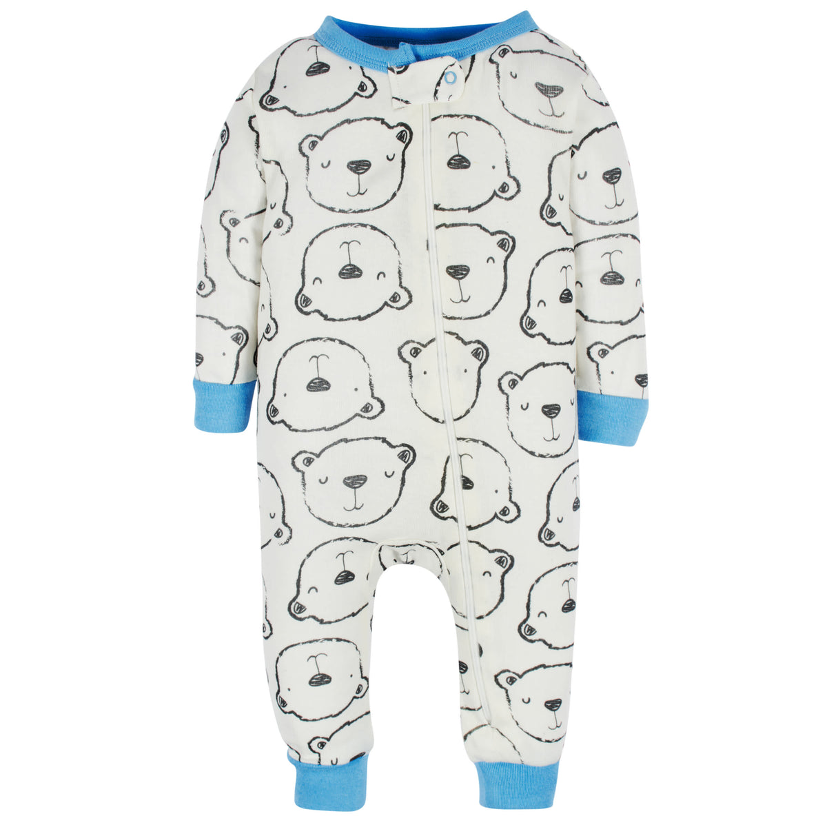 3-Pack Baby & Toddler Boys Unbearably Cute Snug Fit Footless Pajamas, view 4