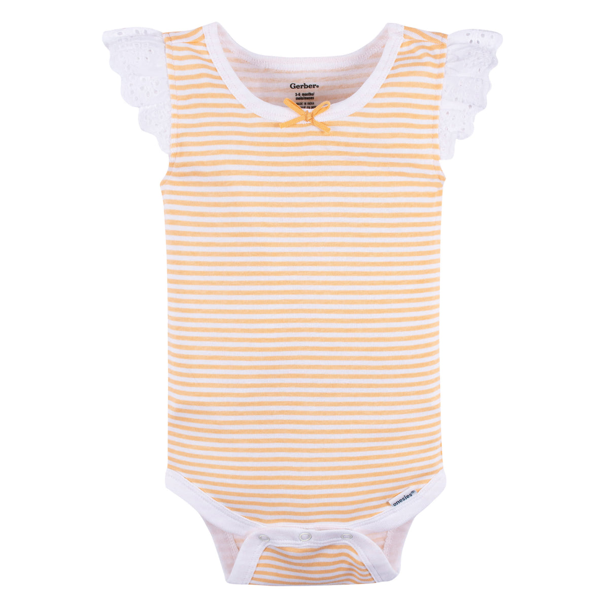 4-Pack Baby Girls Summer Sweets Sleeveless Onesies Bodysuits, view 10