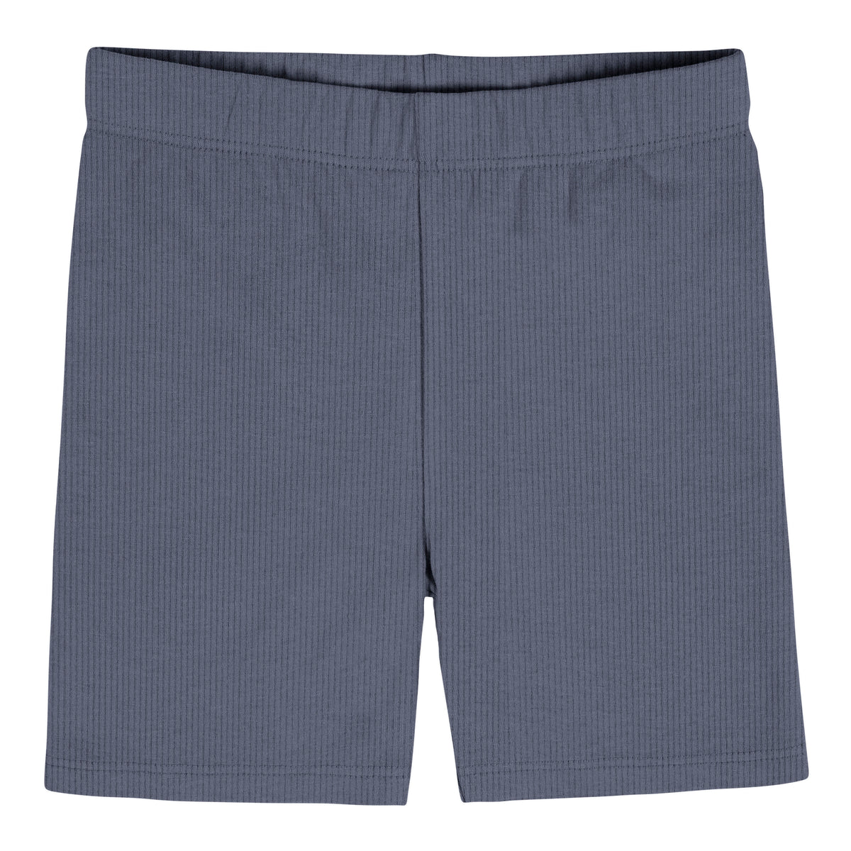 3-Pack Toddler Girls White/Dk Gry Heather/Navy Bike Short, view 2