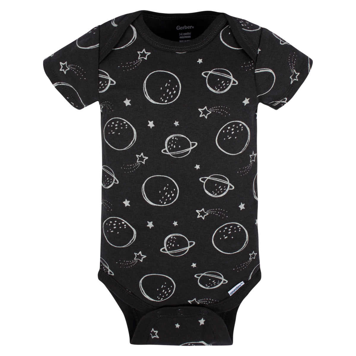 5-Pack Baby Boys Space Explorer Onesies Bodysuits, view 11