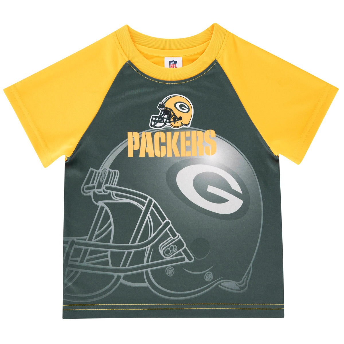 Green Bay Packers Toddler Boys Short Sleeve Tee Shirt