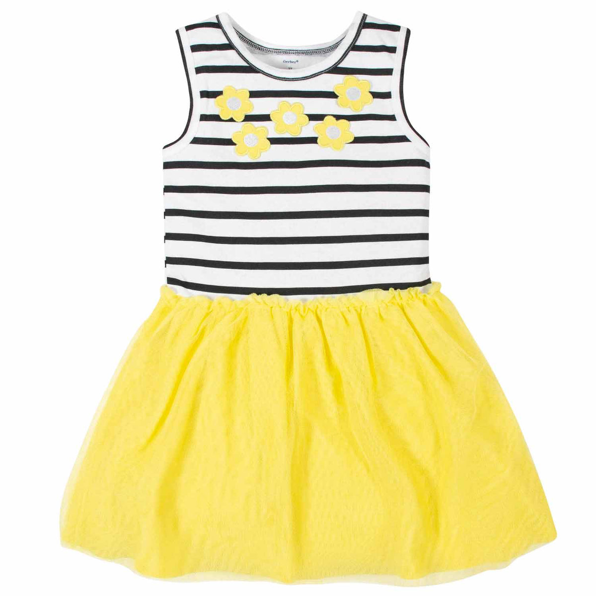 2-Piece Toddler Girls Flowers Dress Set, view 2