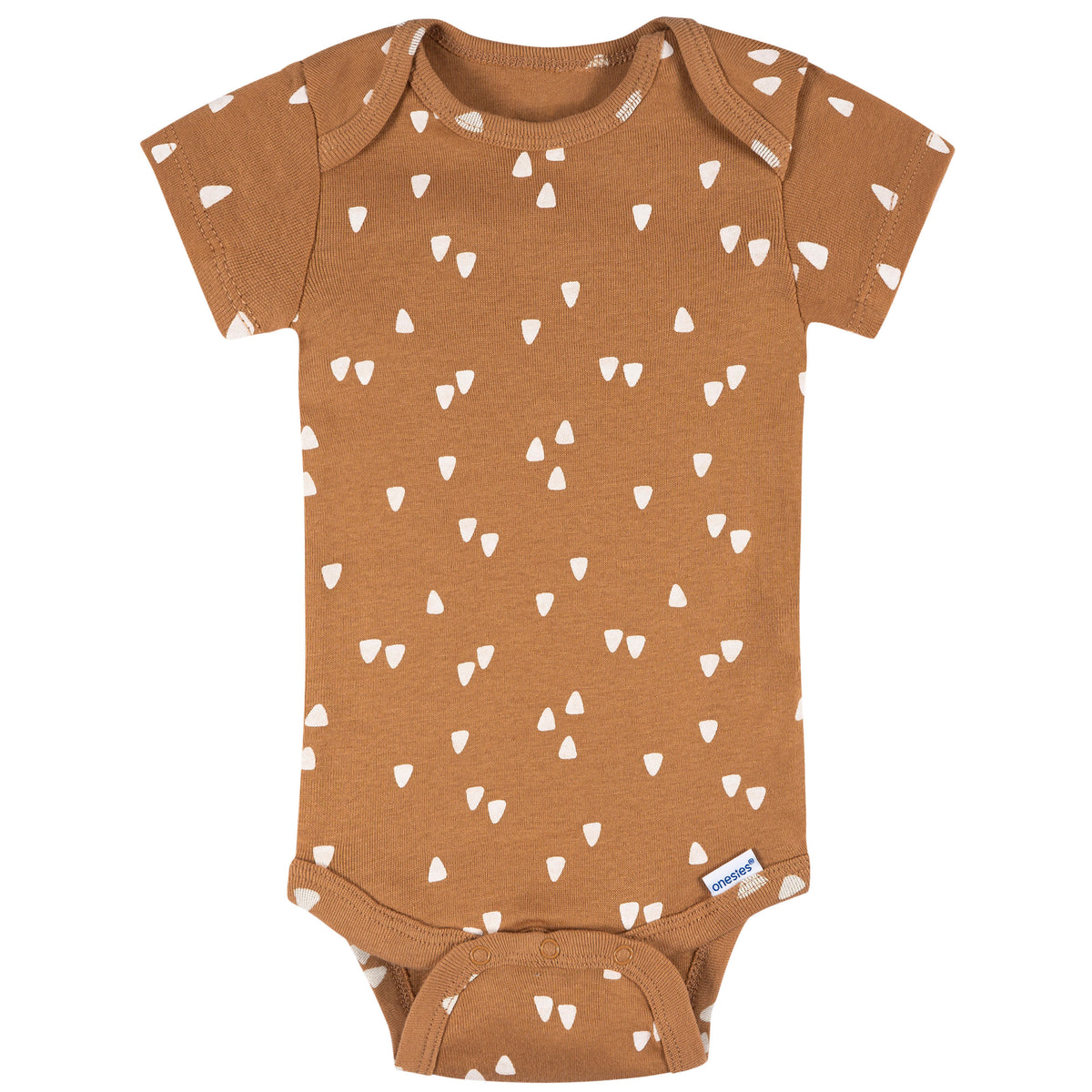 8-Pack Baby Neutral Peeling Good Short Sleeve Onesies Bodysuits, view 4