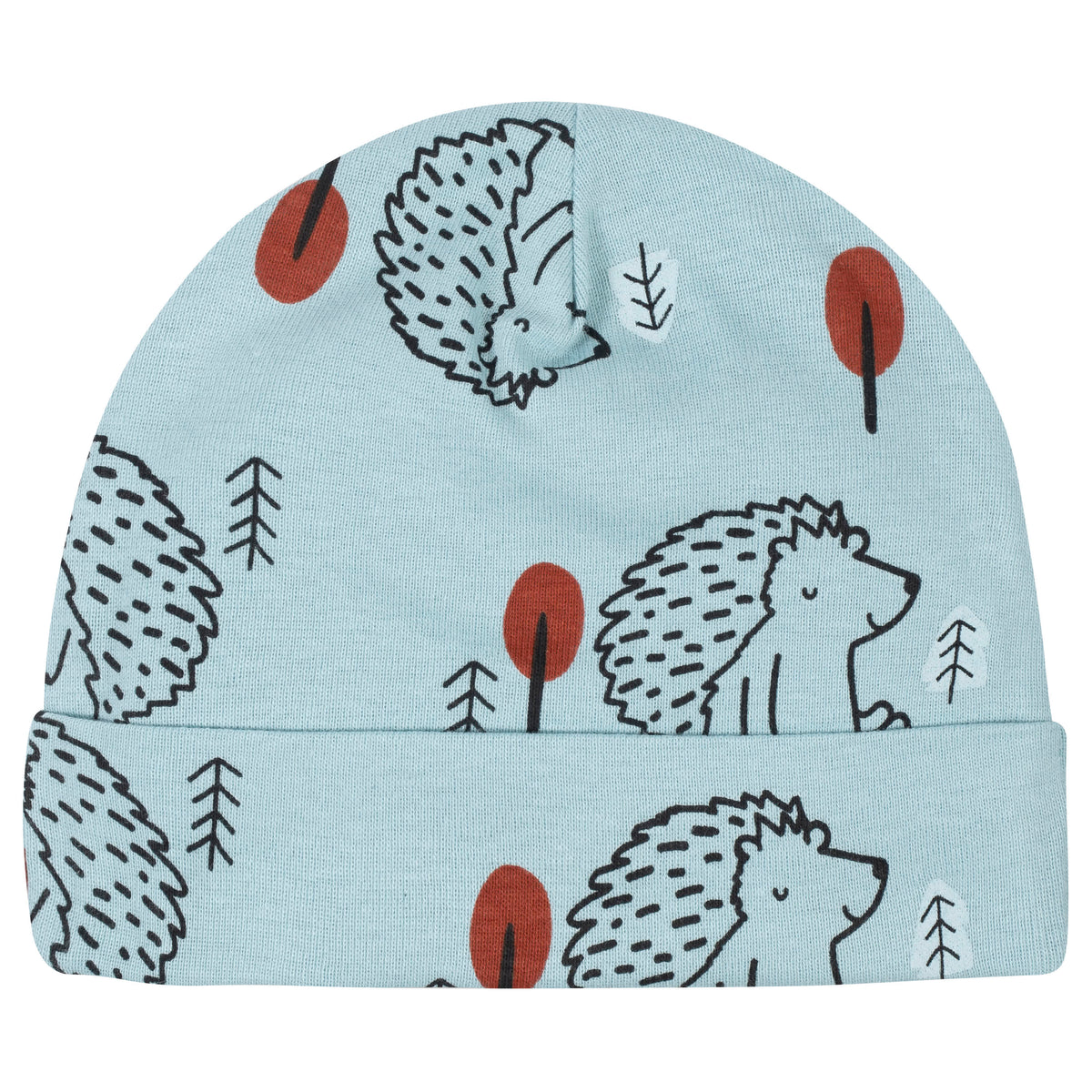5-Pack Baby Boys Fox Caps, view 4