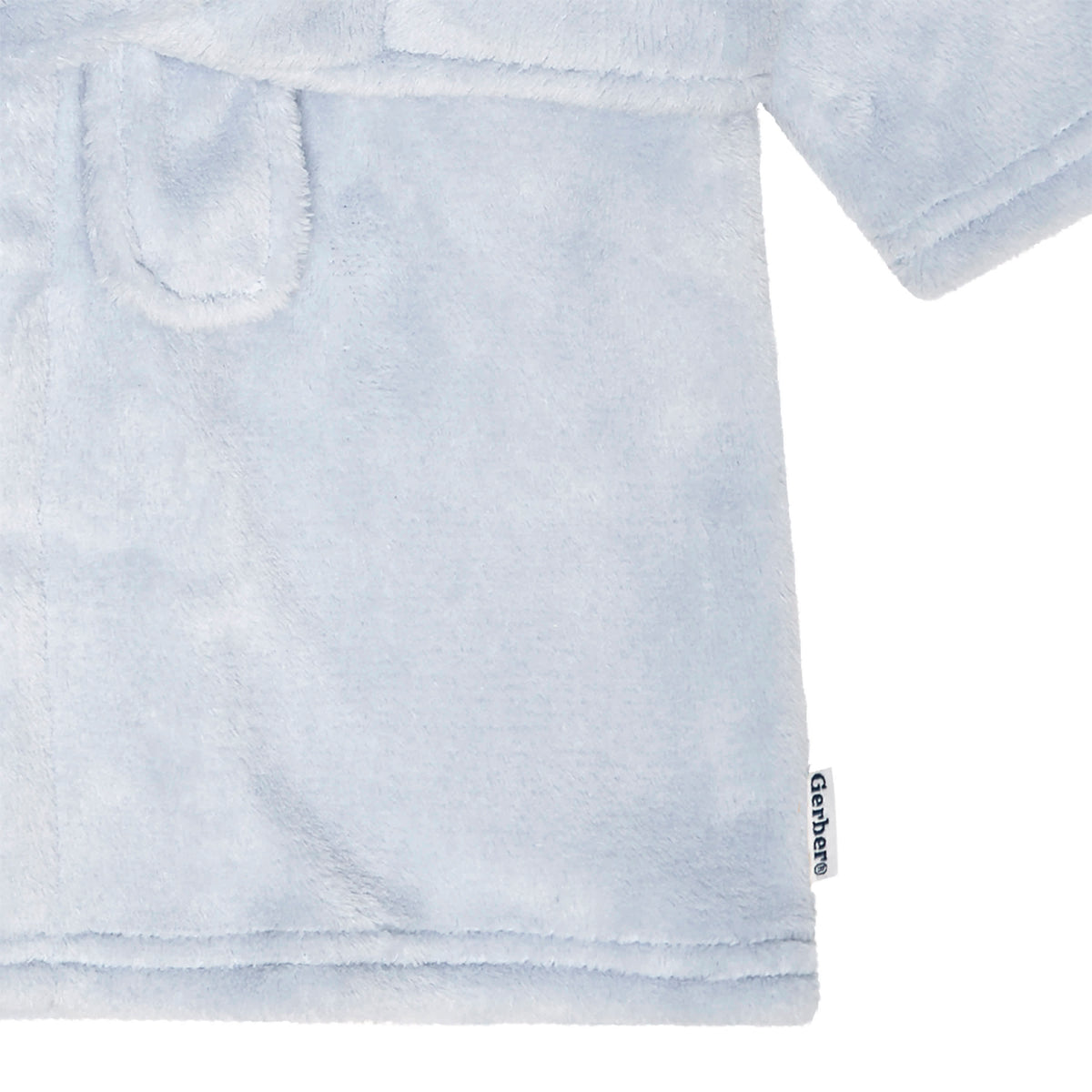 Baby Boys Blue Shark Robe, view 7