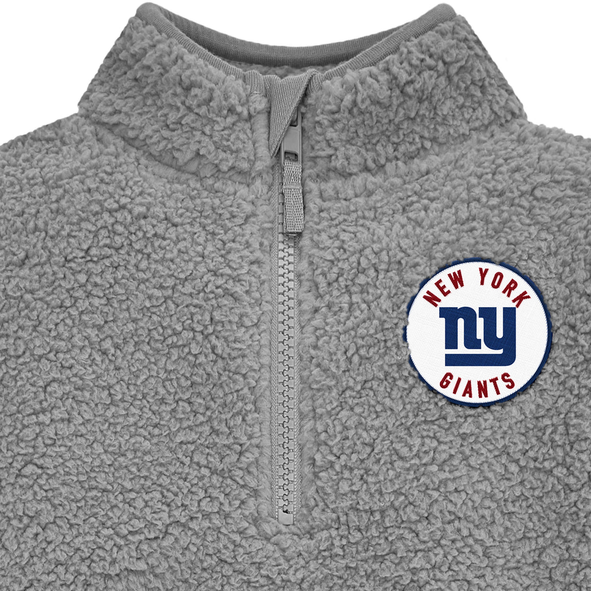 Infant & Toddler Boys Giants 1/4 Zip Sherpa Top, view 2