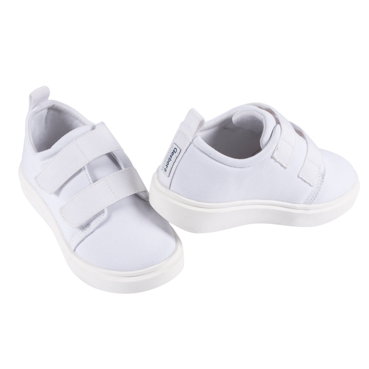 Baby Neutral White Hook & Loop Sneaker
