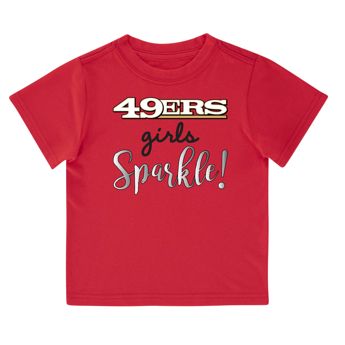 San Francisco 49ers Toddler Girls' Short Sleeve Tee