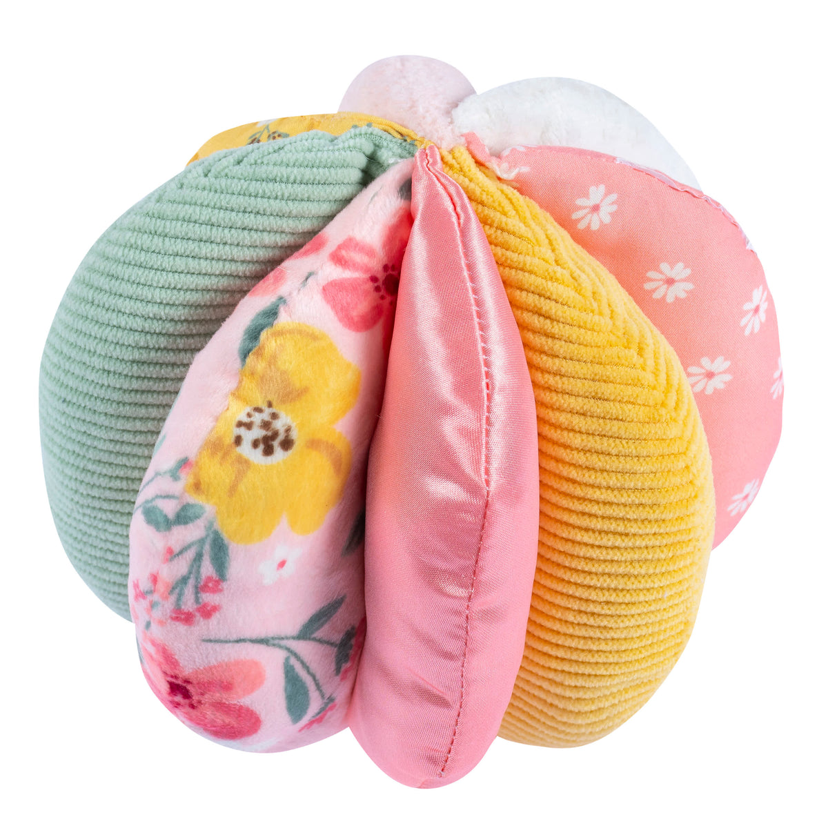 Baby Pink & Yellow Floral Sensory Ball