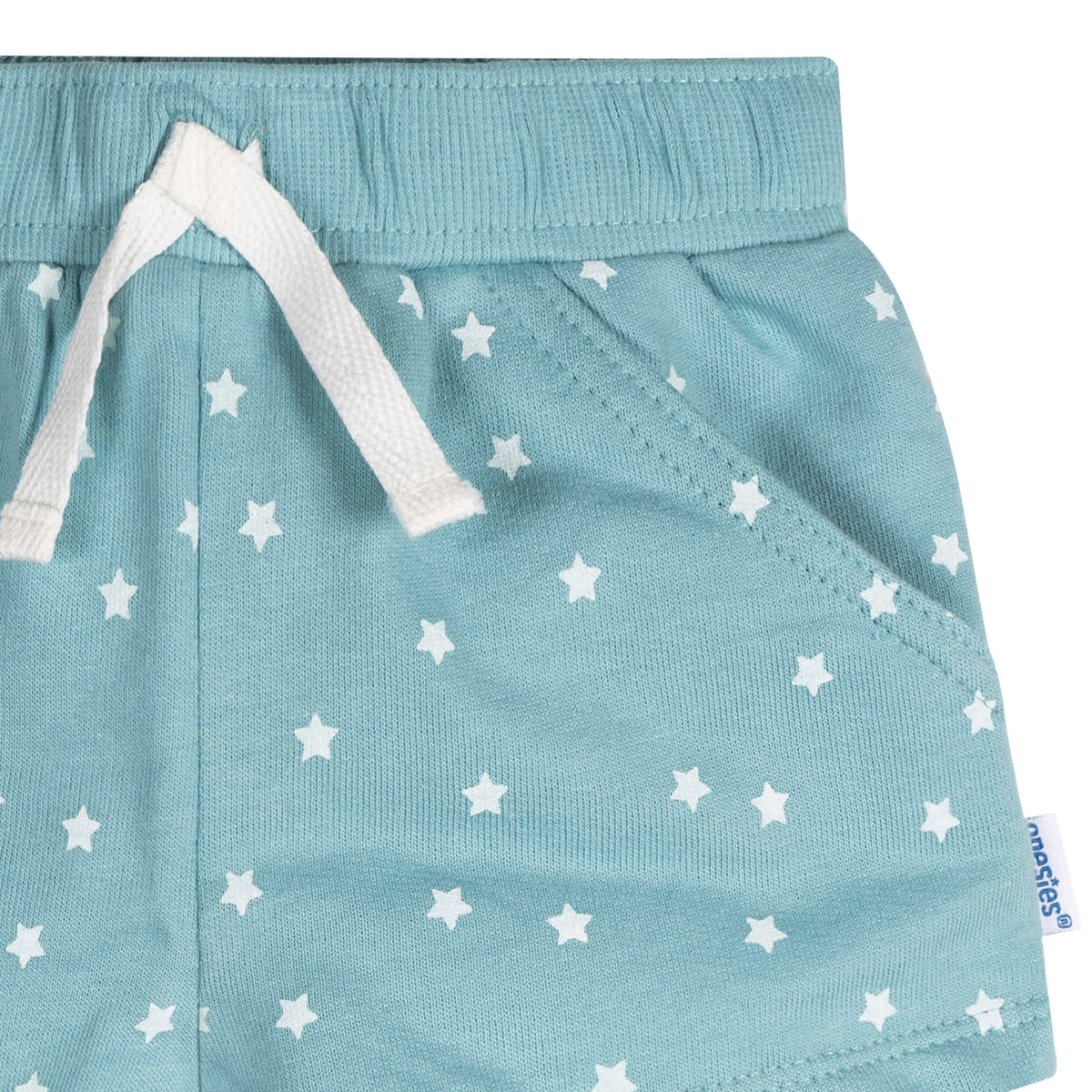 3-Pack Baby Neutral Stars Shorts, view 7