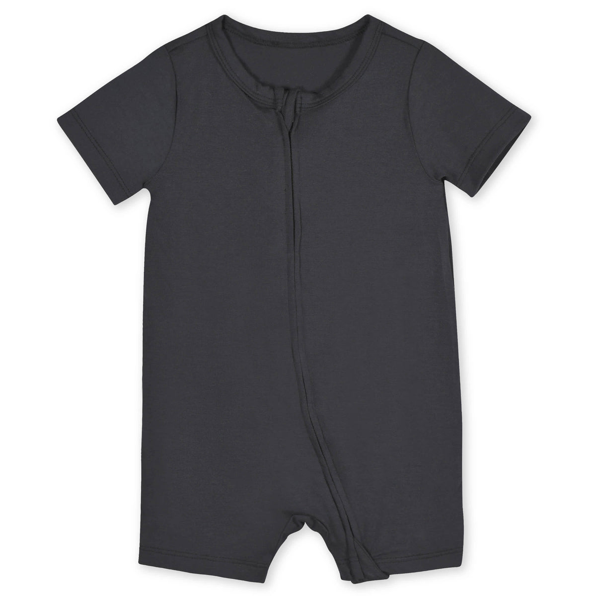 Baby Shadow Buttery Soft Viscose Made from Eucalyptus Snug Fit Romper, view 2