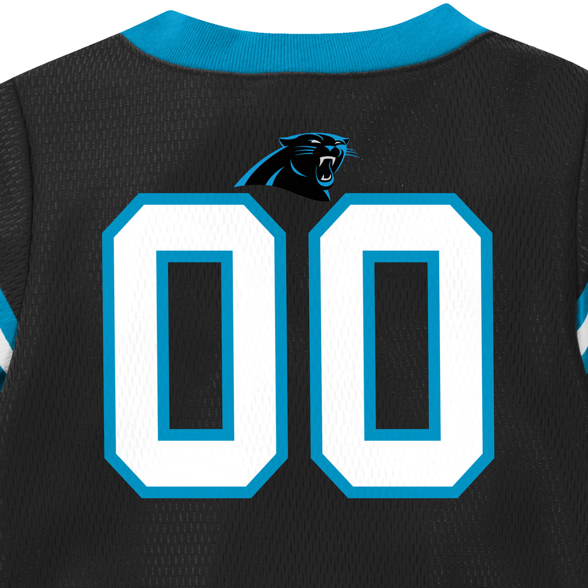 Baby Boys Panthers Short Sleeve Jersey Bodysuit, view 4