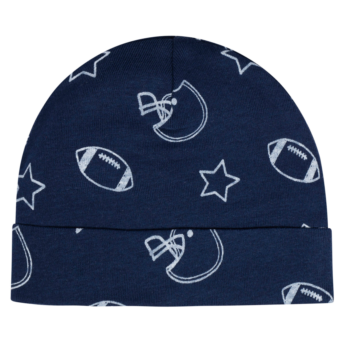 8-Piece Baby Boys All Star No Scratch Mittens & Caps Set, view 8