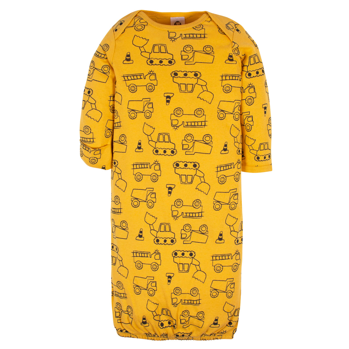 4-Pack Baby Boys Transportation Zone Gowns, view 4