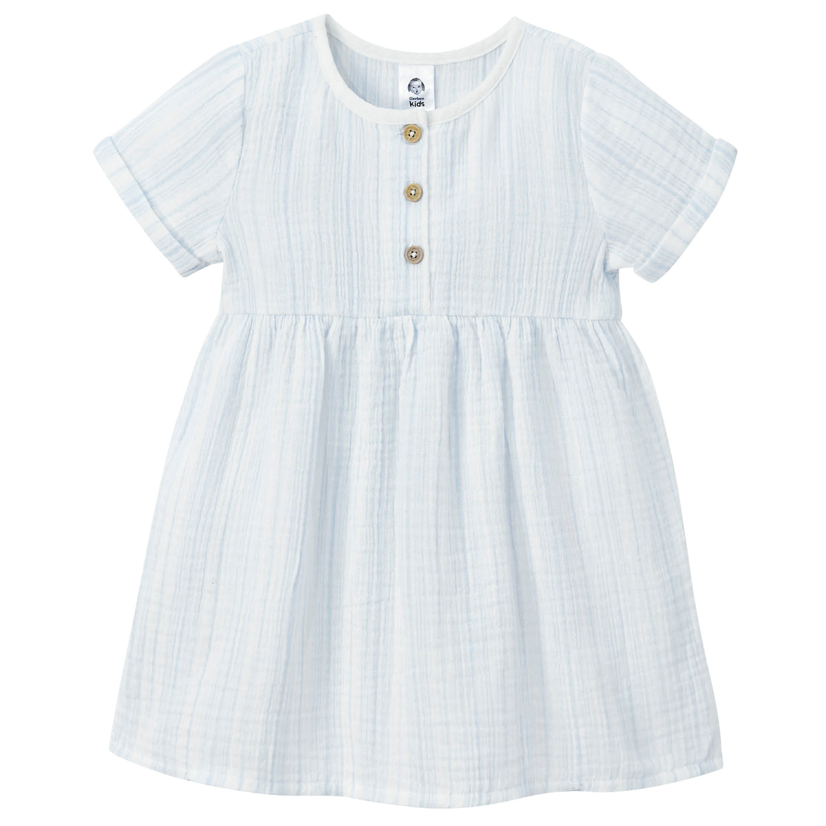 Infant & Toddler Girls Stripes Gauze Dress