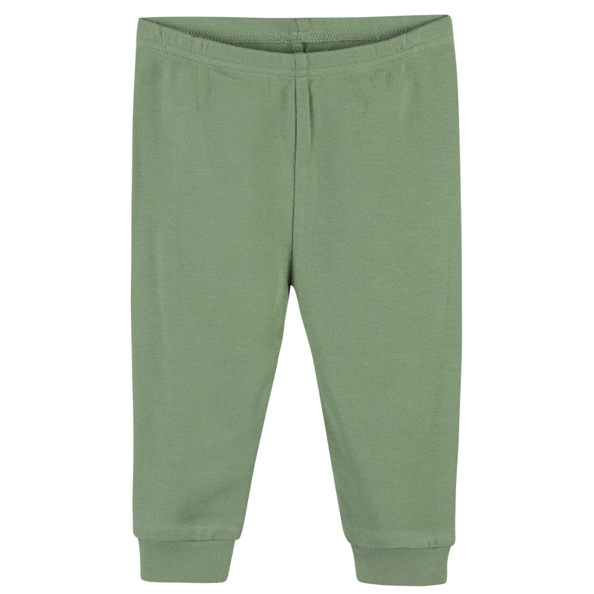 4-Piece Infant & Toddler Neutral Green Avocado Snug Fit Cotton Pajamas, view 8