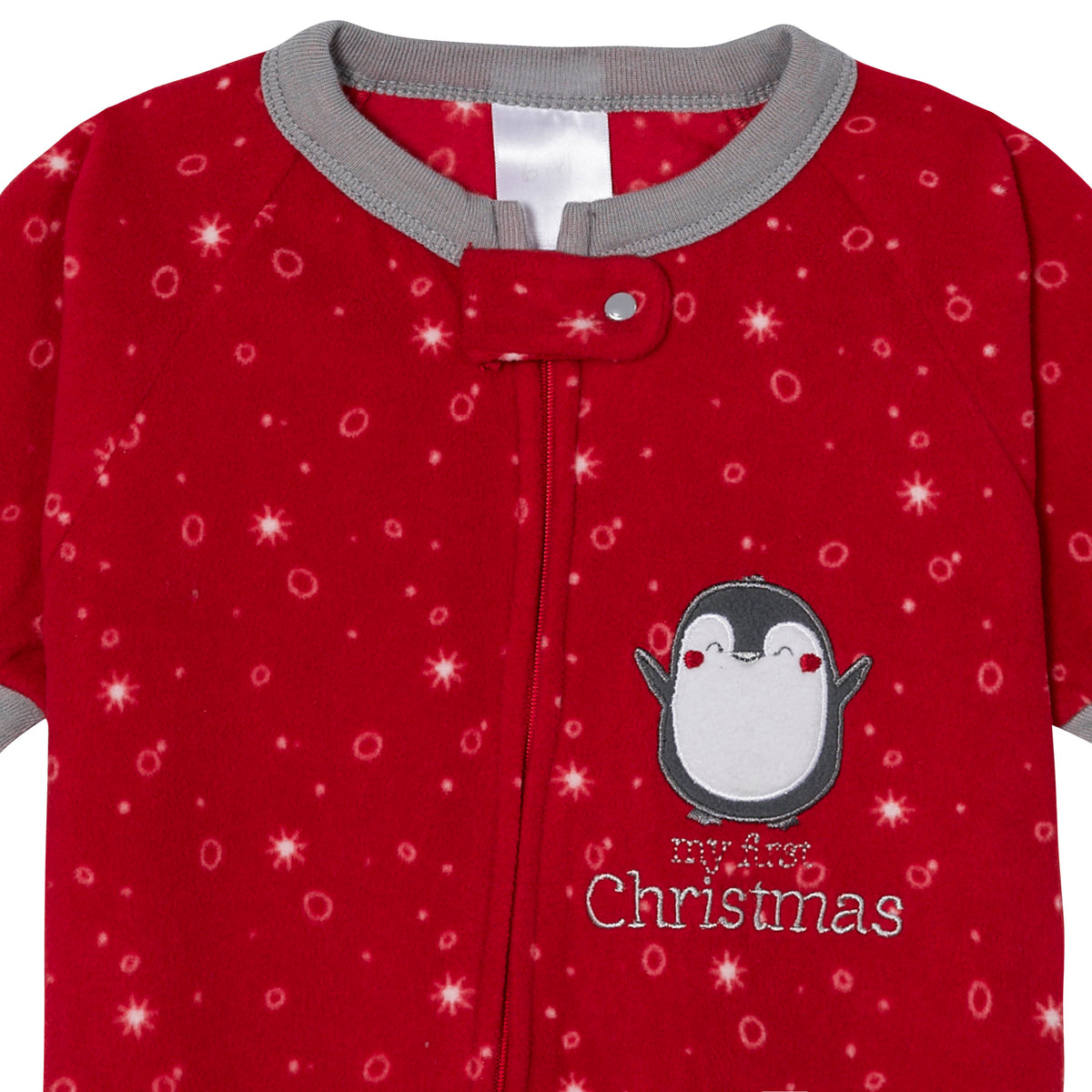Baby Boys Penguin Holiday Blanket Sleeper, view 3