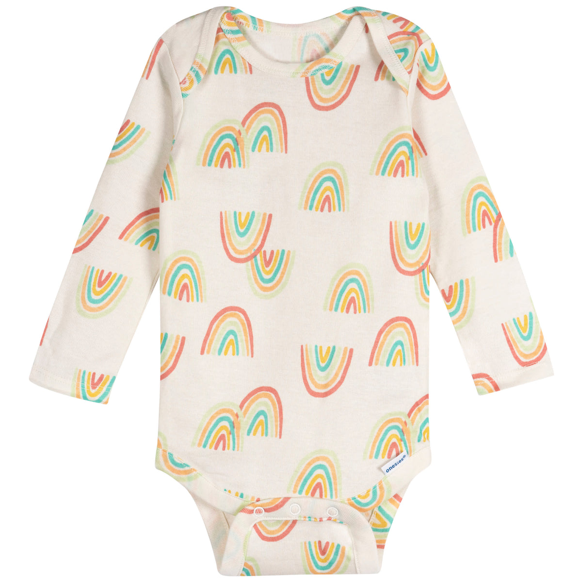 6-Pack Baby Girls Puppies Long Sleeve Onesies Bodysuits, view 5