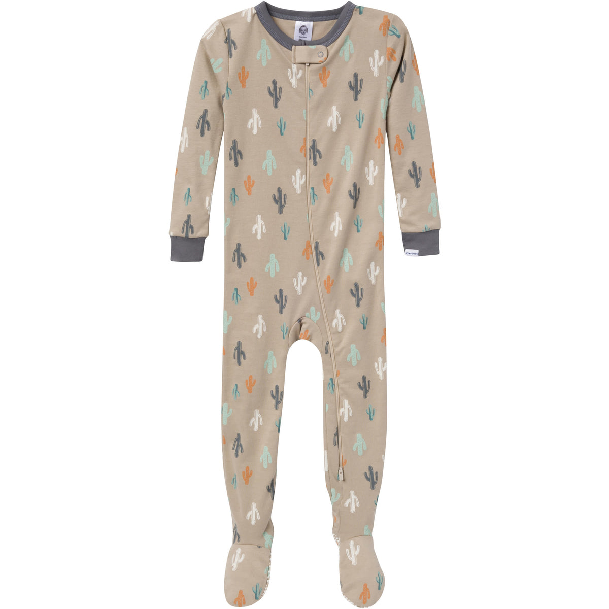 4-Pack Baby & Toddler Boys Desert Animals Snug-Fitting Footed Pajamas, view 2