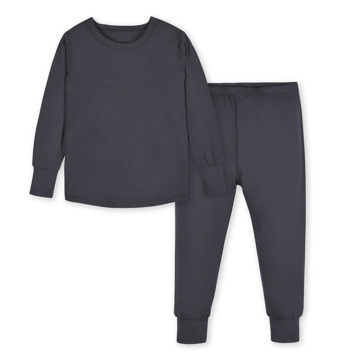 2-Piece Infant & Toddler Shadow Buttery Soft Viscose Made from Eucalyptus Snug Fit Pajamas, view 2