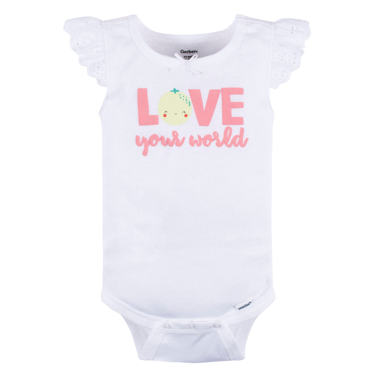 4-Pack Baby Girls Summer Sweets Sleeveless Onesies Bodysuits, view 8