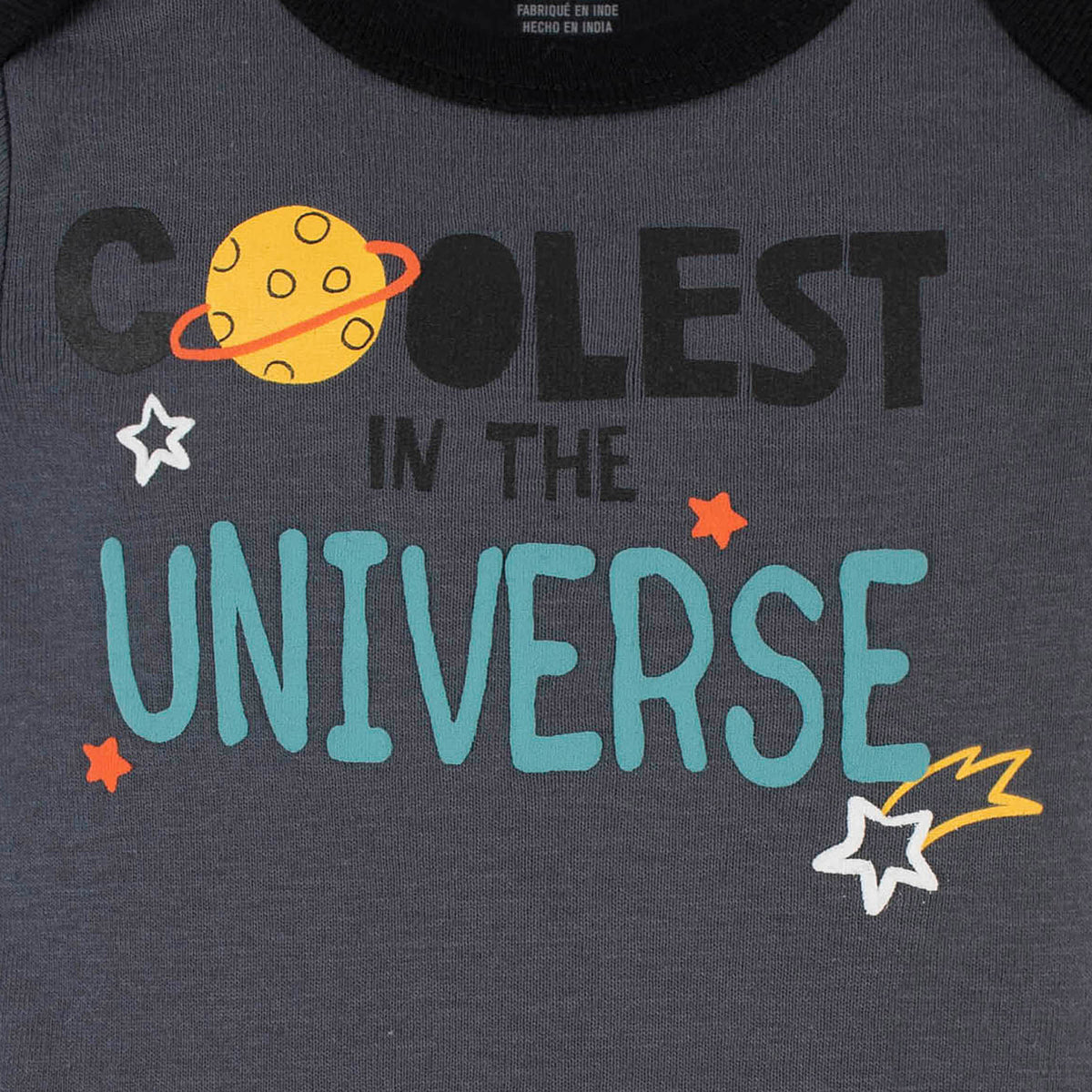 4-Piece Baby Boys Blast Off Onesies Bodysuit, Tee, Shorts & Pant Set, view 5