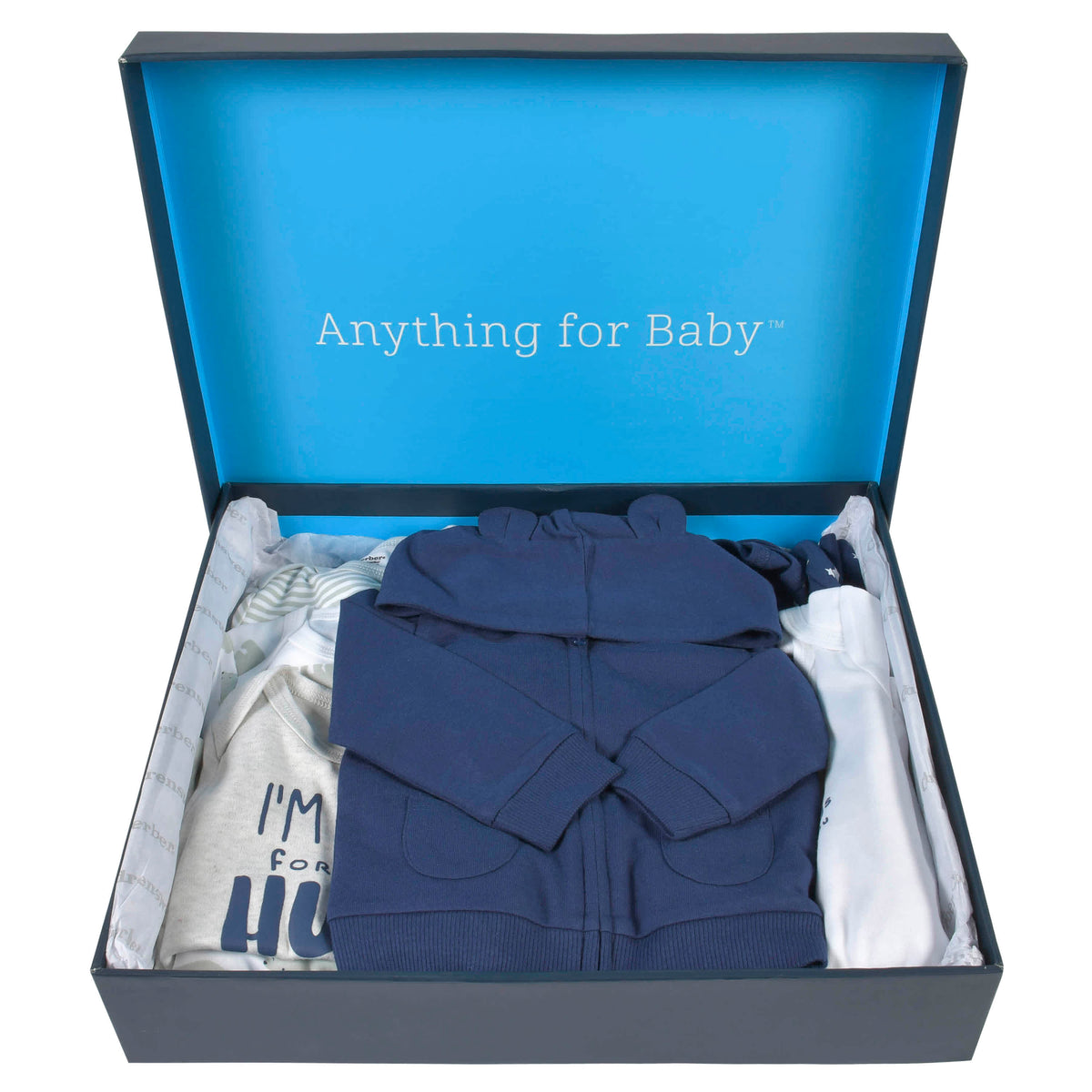 8-Piece Baby Boys Blue Playwear Gift Set, view 11