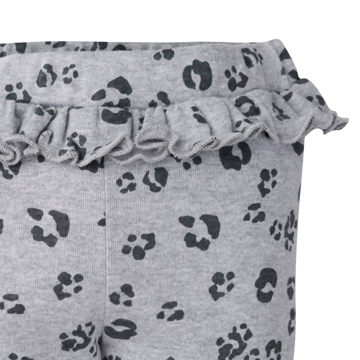 3-Piece Baby Girls Leopard Onesies Bodysuit, Pant, & Cap Set, view 5